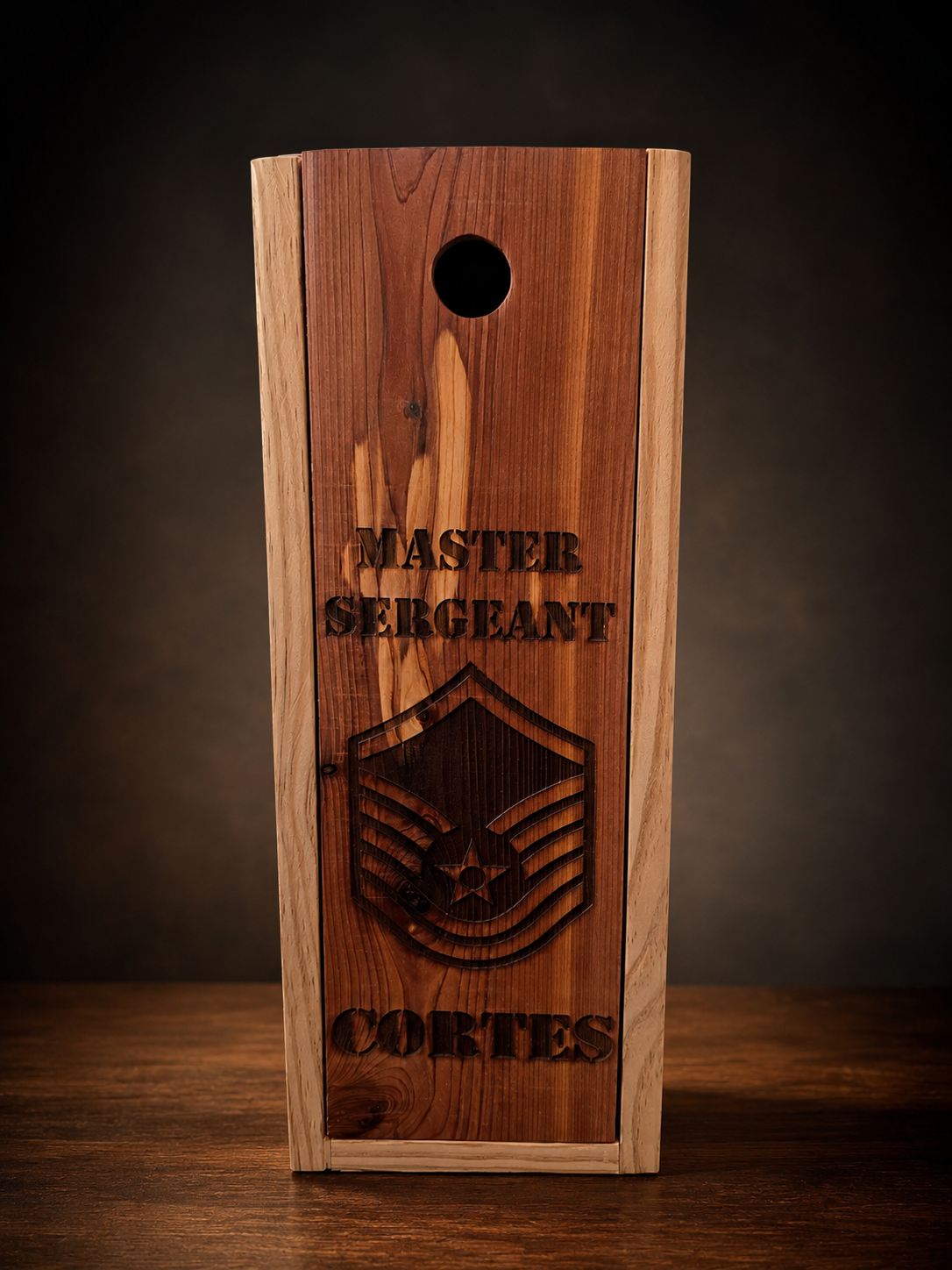 Master Sergeant Custom Box handcrafted by Figtree Customs